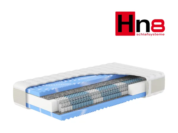 Hn8 Schlafsysteme 7-zónový taštičkový matrac »XXL Gelstar T-1000«, podporujúci telo. (H4, 100 x 200)