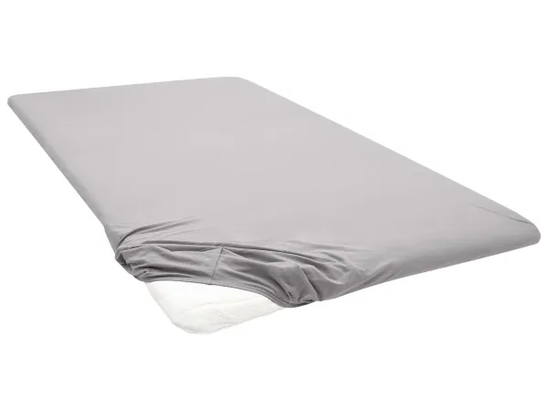 BIBERNA Džersejové napínacie plachty na vrchný matrac (topper), 90-200 x 200 cm. (sivá, 180 – 200 x 200 cm)