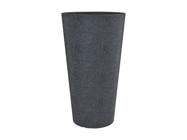 Scheurich Kvetináč »Coneo High« (žula/čierna, Ø 39 cm, výška 70 cm)