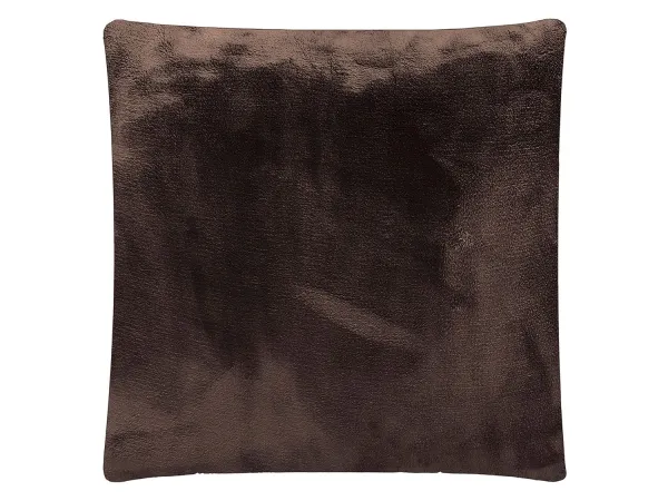 Gözze Premium Cashmere-Feeling Dekokissen 50 x 50 cm (čokoládová hnedá)