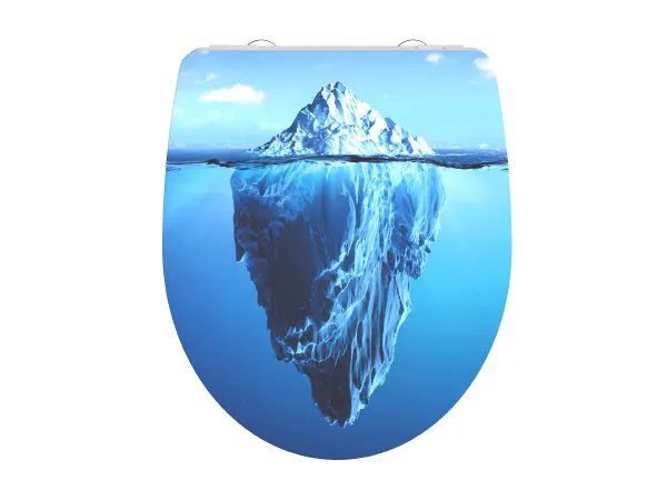 Schütte WC-Sitz High Gloss s pozvoľným sklápaním a rýchloupínaním. (ľadovec)