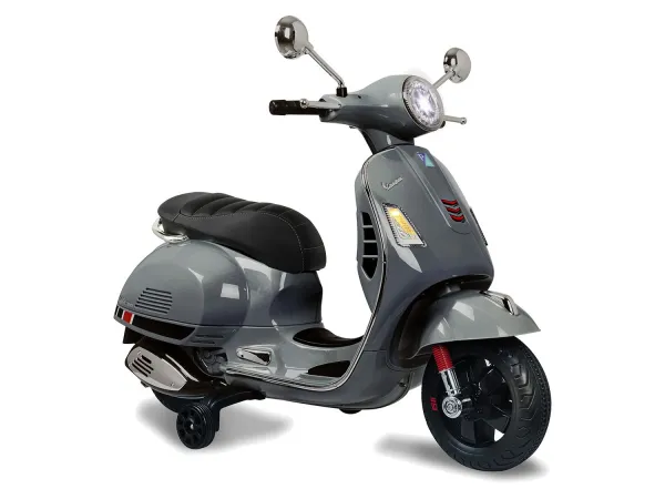 JAMARA Detská kolobežka odrážadlo »Vespa GTS 125«, minimotocykel, výkonná, od 3 rokov. (sivá)