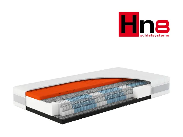 Hn8 Schlafsysteme 7-zónový matrac s taštičkovými pružinami »Sleep Balance« TFK, s duálnym jadrom. (H2/H3, 120 x 200 cm)