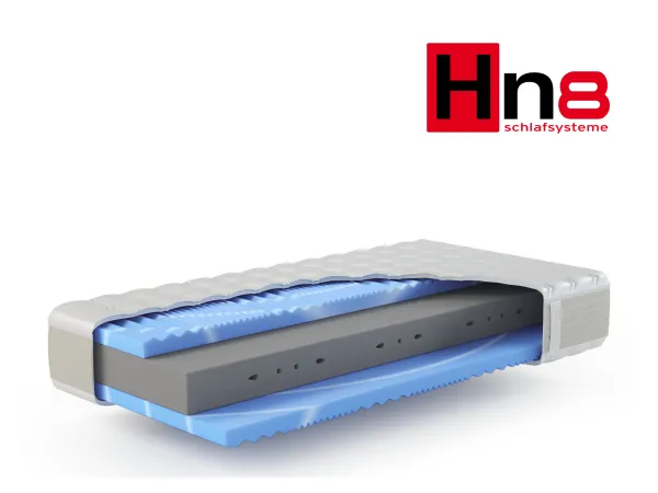 HN8 SCHLAFSYSTEME 7-zonová studená pena matrac »XXL Gelstar KS« (H3, 160 x 200 cm)