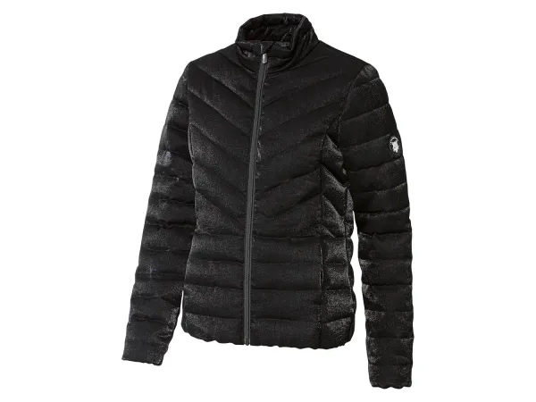 CRIVIT Jette Sport dámska bunda, ultralahká a teplá. (čierna, S (36/38))