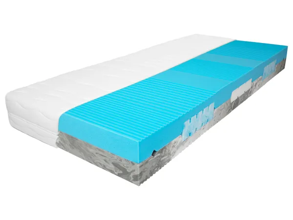 BECO 7-zónová obojstranná matrac z komfortnej peny »2 Dreams«, prispôsobenie tvrdosti podľa potrieb. (H3-H4, 80 x 200 cm)