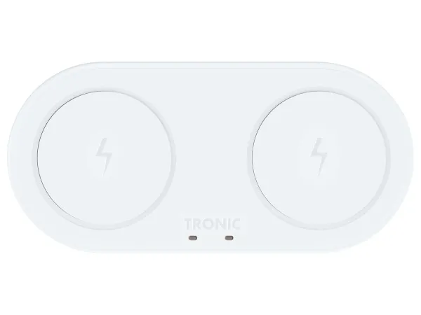 TRONIC® Ladepad Qi® Dual, 20 W. (biela)