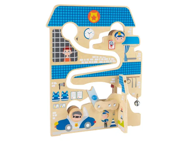 PLAYTIVE Labyrintová hra, obojstranne hrateľná. (policajná stanica a sedliacky dvor)