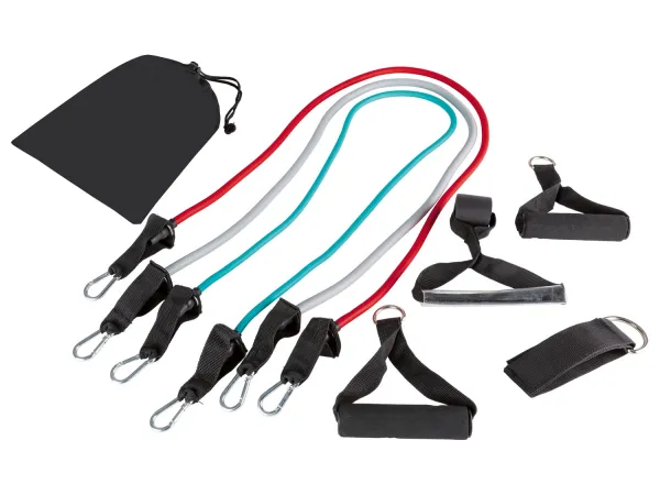 CRIVIT Fitnessové príslušenstvo (súprava fitnes pásov, 3-dielna)