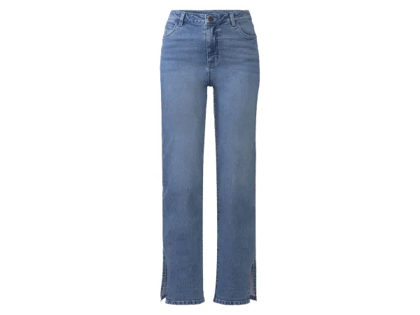 ESMARA® Dámske džínsy, Skinny Fit, vysoký pás. (modrý denim, 40)