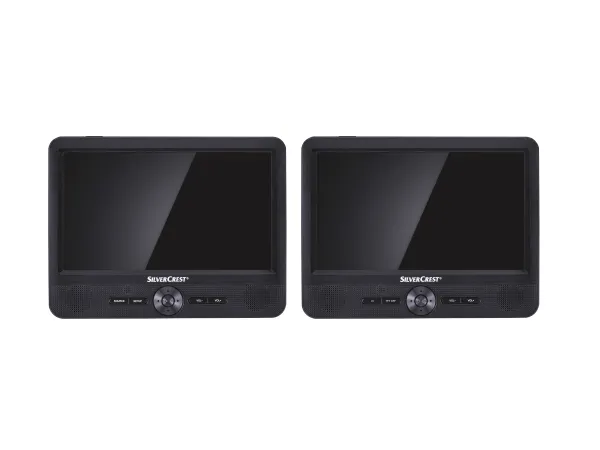 SILVERCREST® Prenosný DVD prehrávač SPDP 18 A1 s 2 obrazovkami