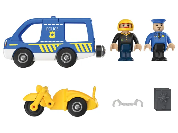 PLAYTIVE Hračkárske zásahové vozidlo, so svetlom a zvukom. (polícia)