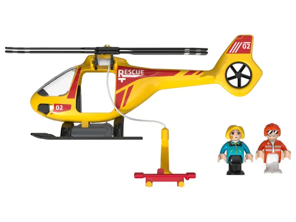 PLAYTIVE Hračkárske zásahové vozidlo, so svetlom a zvukom. (helikoptéra)