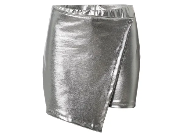 ESMARA® Dámska sukňové nohavice s metalickým trblietavým efektom. (XS (32/34))