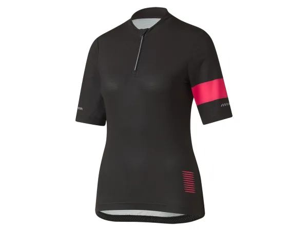 CRIVIT Dámsky cyklistický funkčný dres so zadnými vreckami (čierna, XS (32/34))