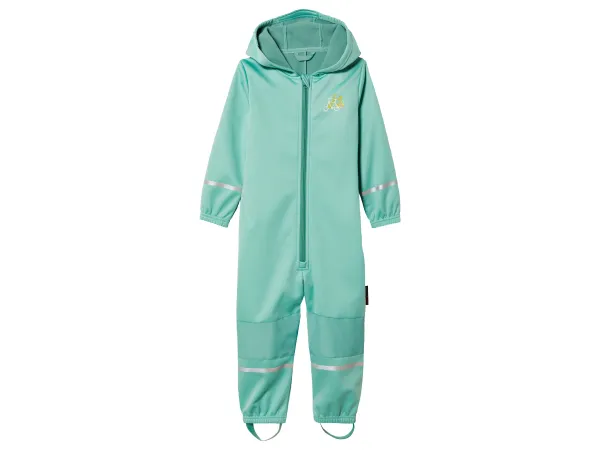 LUPILU® Batoľatá a malé deti – nepremokavý a hrací overal Softshell, zateplený. (petrolejová, 86/92)