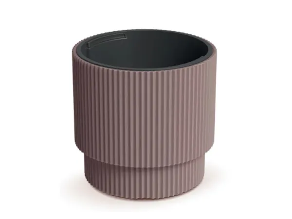 PROSPERPLAST Kvetináč »Milly«, Ø 375 x H 395 mm, okrúhly. (marsala, 375x395)