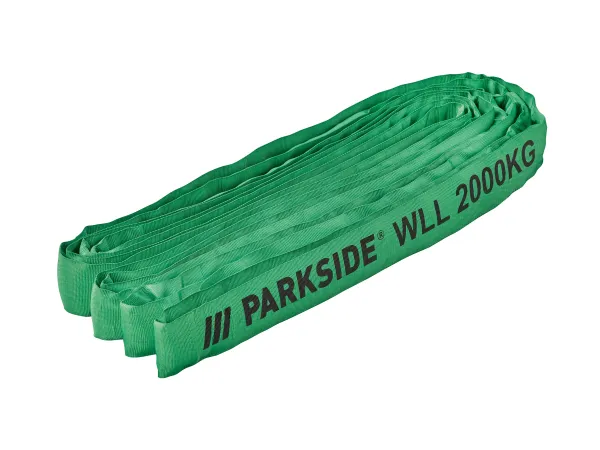 PARKSIDE® Gulatá slučka na zdvíhanie ťažkých bremien (2 000 kg/2 m/2 kusy)