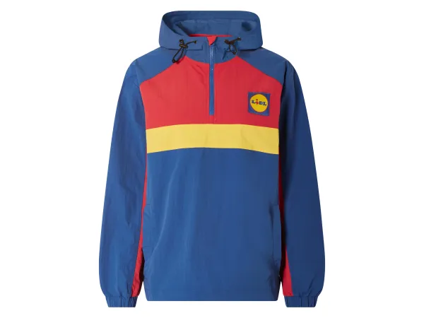 ESMARA® Dámska bunda s potlačou Lidl (modrá/červená/žltá, L (44/46))