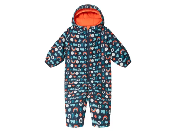 LUPILU® Detský overal na sneh pre batoľatá (vzor/navy modrá, 80)