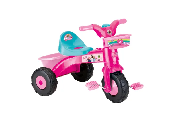 BARBIE Hot Wheels trojkolka, s integrovaným klaksónom.
