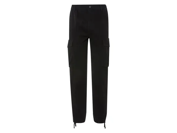 LIVERGY® Pánske kapsáčové nohavice s gumeným pásom (čierna, XL (56/58))
