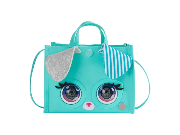 SPINMASTER Detská kabelka Purse Pets, s viac ako 30 zvukmi a reakciami. (modrá)