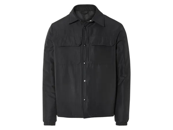 LIVERGY® Pánska bunda v modernej ripstop kvalite (čierna, M (48/50))