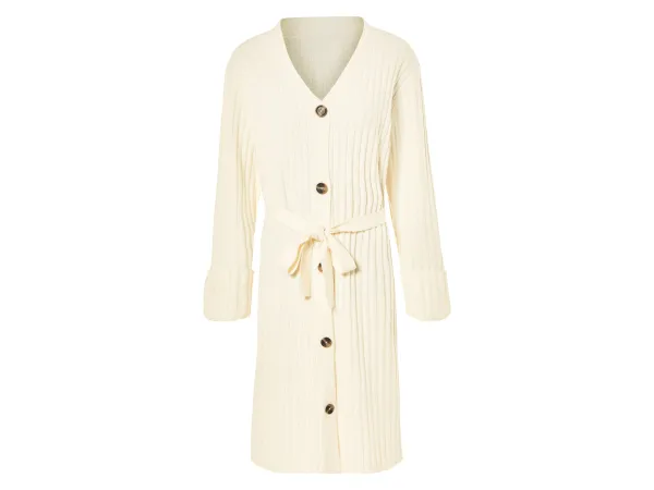 ESMARA® Dámsky pletený cardigan (biela, S(36/38))