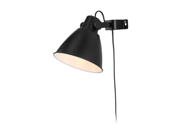LED nástenné bodové svietidlo, 4,2 W (čierna)