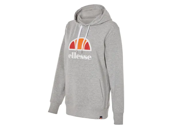 ELLESSE Pánska mikina s kapucňou a logom na hrudi. (sivá)