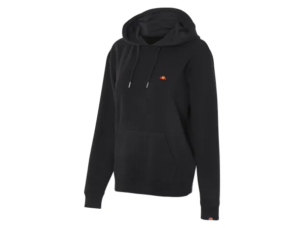 ELLESSE Dámska mikina s kapucňou a klasickým klokaním vrecko. (čierna, XS (32/34))