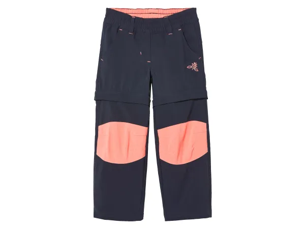 LUPILU® Detské funkčné nohavice, s odopínateľnými nohavicami. (navy modrá, 92)