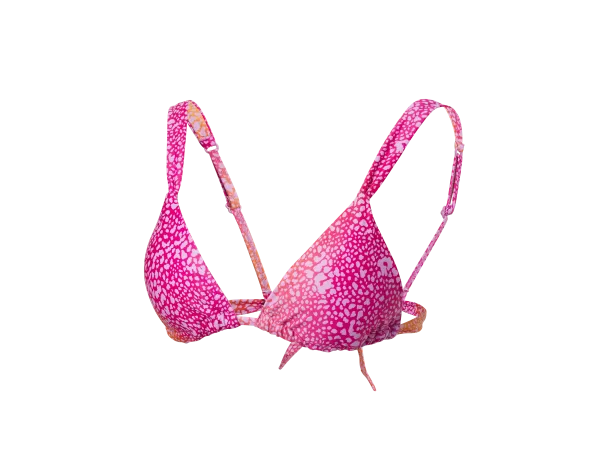CRIVIT Dámsky bikini vrchný diel s vyberateľnými vypchávkami. (ružová, 36)