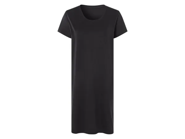 ESMARA® Dámske šaty, ležérny strih. (čierna, XS (32/34))