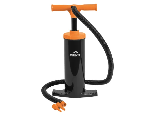 CRIVIT Stojanová pumpa / Nožná pumpa (pumpa s dvojitým zdvihom 2 x 1,4 l)