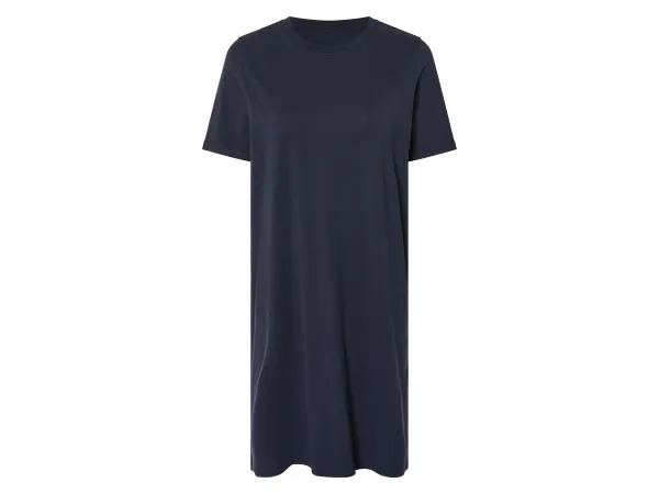 ESMARA® Dámske šaty z čistej bio bavlny (navy modrá, XS(32/34))