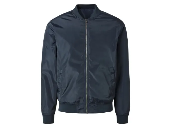 ESMARA MEN Pánska ľahko zateplená bomber bunda. (navy modrá, S (44/46))