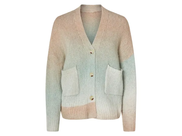 ESMARA® Dámsky kardigán, ležérny strih. (ombré, XS (32/34))