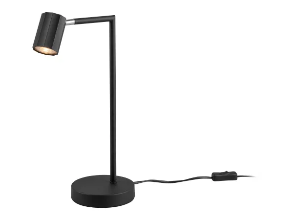 LIVARNO HOME LED stolová lampa s naklápacou a otočnou hlavou (čierna)