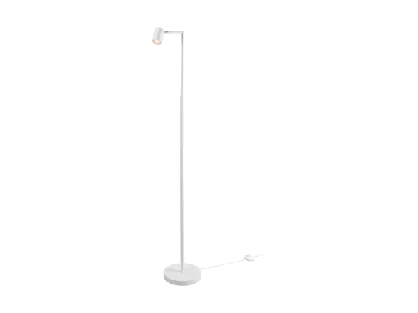 LIVARNO HOME LED stojacia lampa, s naklápacou a otočnou hlavou. (biela)
