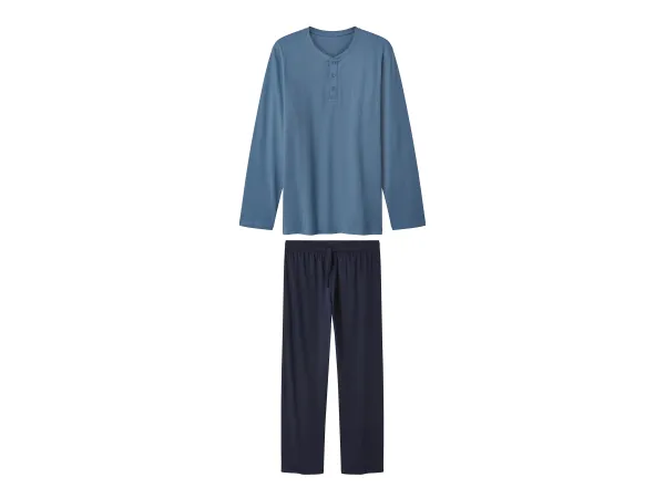 ESMARA MEN Pánske pyžamo (modrá/navy modrá, S (44/46))