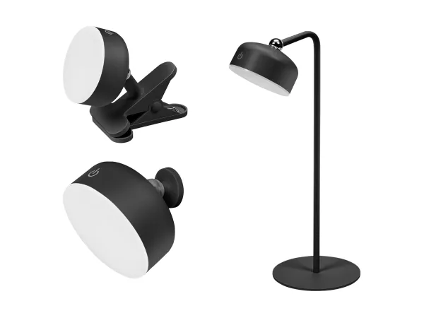 OSRAM 3-v-1 akumulátorová LED lampa (čierna)