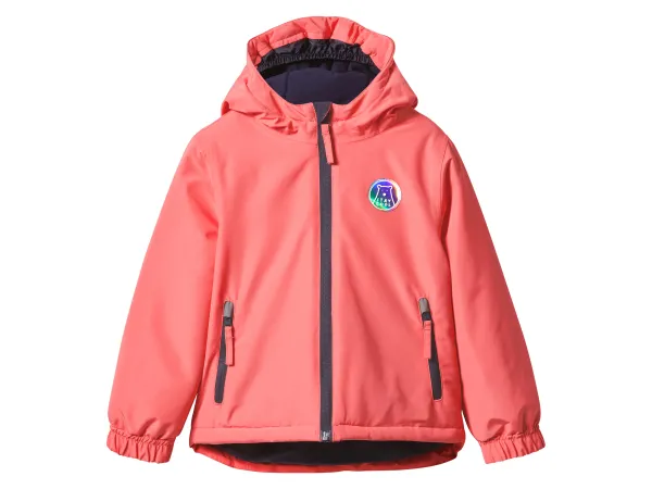 LUPILU® Detská lyžiarska bunda (koralová/navy modrá, 98/104)