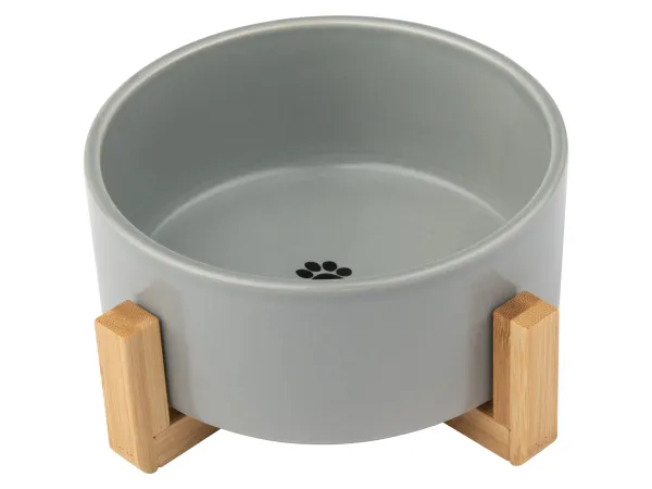 ZOOFARI® Miska pre psov / Dvojitá miska pre psov (jedna miska, sivá)