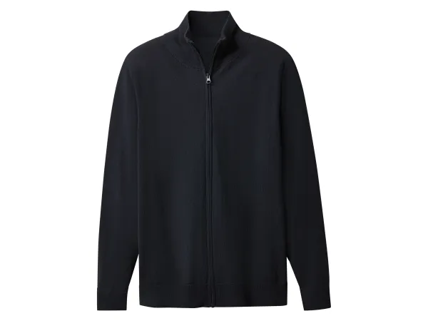 ESMARA MEN Pánsky kardigán (navy modrá, M (48/50))
