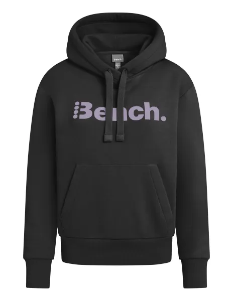 BENCH Dámska mikina s kapucňou/mikina na zips (čierna)