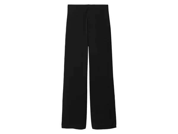 ESMARA® Dámske nohavice so širokými nohavicami (čierna, S (36/38))