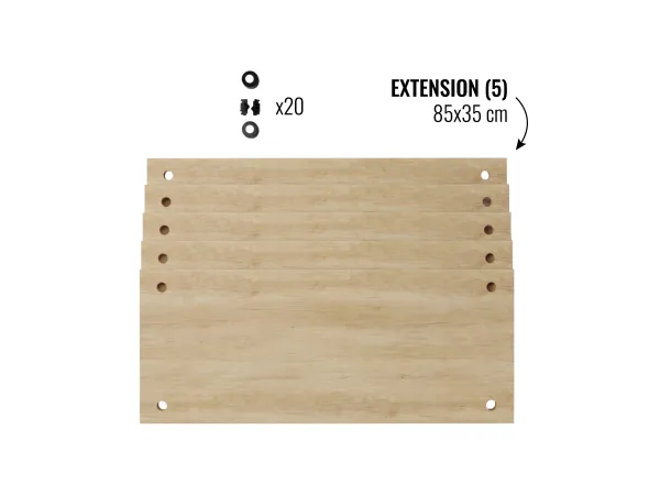 AR SHELVING Nadstavba na nástennú policu »DECO« (85x35 cm)