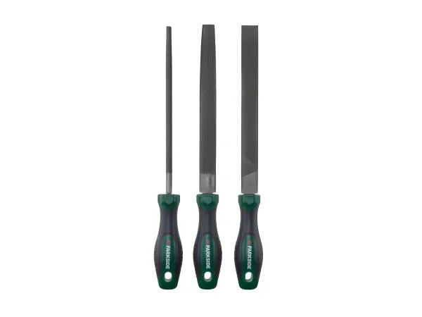 PARKSIDE® Sada pilníkov / sada rajplov / sada drôtených kief / sada dláta, 3-dielna. (súprava pilníkov)